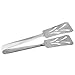 Stainless Steel Tongs 8.3 Inch for Toast and Baking, Kitchen Hand Tool, Easy Wash, for chicken wings,legs,beef,Bread,bbq