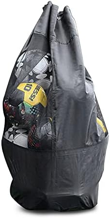 Bolsa De Malla Impermeable Para Pelotas – Grande Con Correa De Hombro, Capacidad Para 10-15 Balones De Baloncesto, Fútbol O Voleibol, Ideal Para Entrenamientos