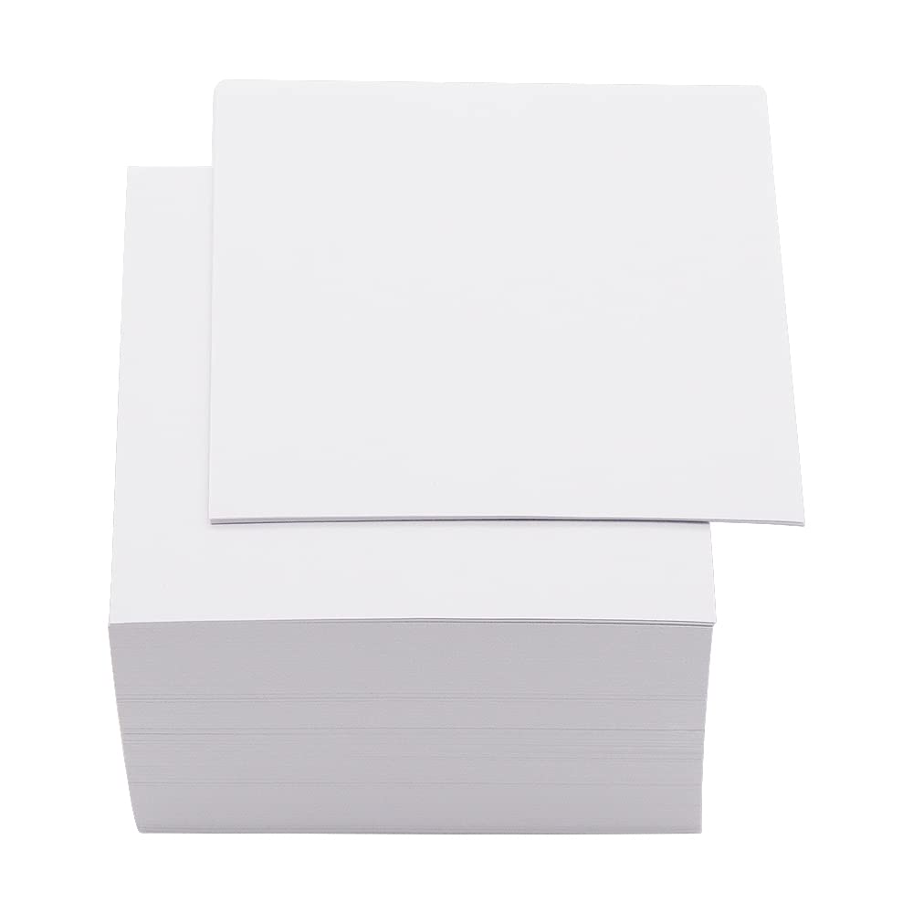 MEI YI TIAN White Blank Memo Notes Cube 3x3 Inch Office Paper Memo ...