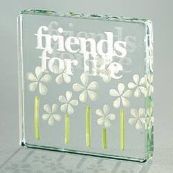 Spaceform Friends for Life Flower Miniature Token, Multicolor, 40 x 40 x 6 mm