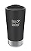 Klean Kanteen Stainless Steel Tumbler Cup Double Wall Vacuum Insulated with Klean Coat and Lid - 16oz - Shale Black