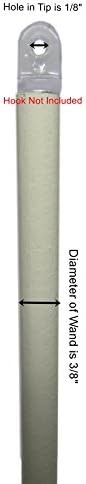 Alabaster Wood Blind Tilt Wand Replacement - Available in 24" - 30" - 36" (3 Pack) (24")