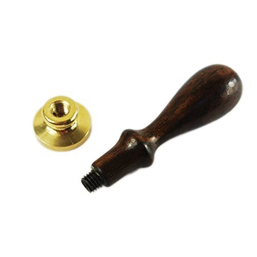 image for MNYR Vintage Cute Dachshund Dog Bell Art Wax Seal Stamp Rosewood Handl