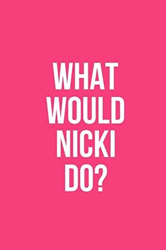 What Would Nicki Do: Journal Notebook for Nicki Minaj Fans Paperback – 18 Dec 2018