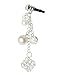 niceeshop(TM) Universal 3.5mm Diamond Pendant Plug Pearl Ball Headphone Jack Plug Anti Dust Plugs Stopper for iPhone Samsung iPod HTC