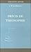 precis de theosophie by
