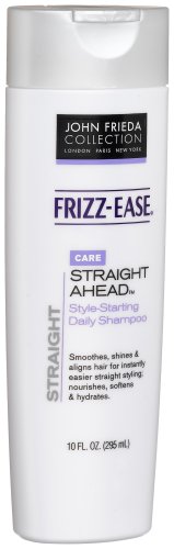 John Frieda Frizz-Ease Straight Ahead Shampoo,  10-Ounce Bottle (Pack of 3)