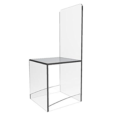 Amazon Com Fixturedisplays 4pk Chair Clear Ghost Acrylic