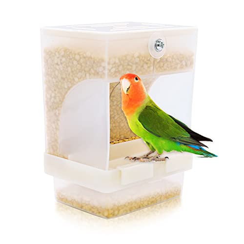 Rypet NoMess Bird Feeder Parrot Integrated Automatic Feeder for