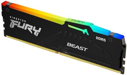 メモリー DDR5 16GB 5600 CL40(Kingston FURY Beast) Amazon.com: Kingston FURY Beast RGB 16GB 5600MT/s DDR5 CL40 DIMM