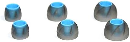 Florenceenid KZ 6pcs/3pairs in-Ear Earcaps for KZ Earphones Silicone Covers Cap Replacement Earbud Tips Earbuds Ear Pads Cushion