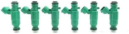 LvMyShe Set Of 6 Fuel Injector Nozzles For 1998-2010 Hyundai 1.4L 1.6L 2.5L 2.7L V6 2001-2019 Kia 1.4L 1.6L 2.5L V6, 3531037150 M662