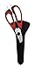 CoCo Island Kitchen Scissor, Shears Heavy Duty All-Purpose Poultry Herbs Meat Cutlery BBQ Scissors, Stainless Steel (Red )