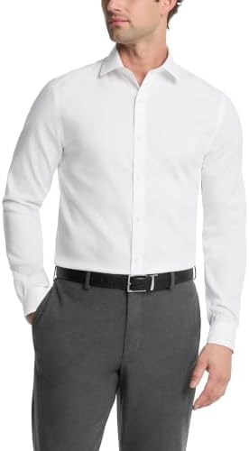calvin klein dress shirts slim fit non iron solid Calvin Klein Slim Fit Non-Iron French Cuff Dress Shirt at Vancouver Mall in Vancouver, WA