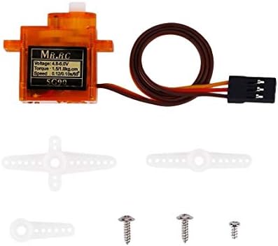 fghdfdhfdgjhh Stable and Shock Proof 4.8-6.0V 0.12sec / 60° (4.8V no load) SG9 Mini Gear Micro 9g Servo For RC Helicopter Airplane Car Boat Trex 45