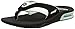 Reef Women's Fanning Sandal, Black/Mint, 8 M US