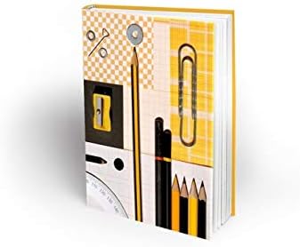 Notebook with Cover Image Inspired by The Little Wonders of Daily Life and Composed of 128 Pages Recycled Paper