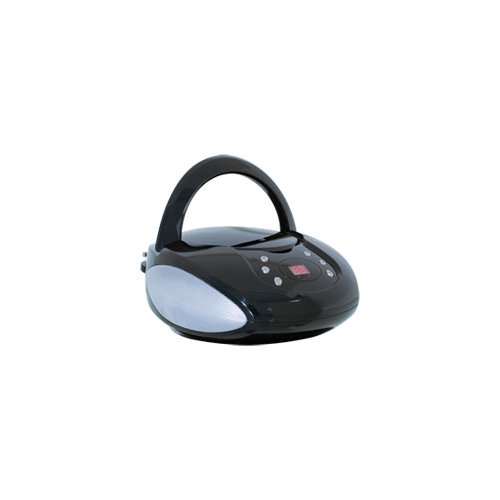 Gpx-Bc112b-Black-Boombox-Cd-Am-Fm-Radio-Digital-Display