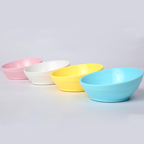 Creation Core Premium Quality Tilted Pet Bowl for Cats Small Animals with Anti-skid Rubber(White) - Thumbnail 2