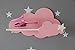 Cloud Shelf for Kids Room, Cloud Shelves for Nursery Decor (Pink)