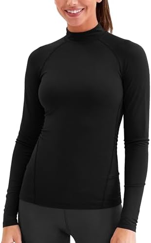 Amazon.com: Zengjo Long Sleeve Layering Shirts for Women Cold