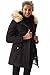 Molemsx Women's Duck Down Long Parka Winter Jacket Warm Parka Down Coat with Fur Hood Puffer Jacket