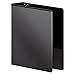 Wilson Jones Heavy Duty Round Ring View Binder with Extra Durable Hinge, 3 Inch, Customizable, Black (W363-49BA), 1 Pack