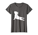 Women's French Bulldog Yoga T-Shirt Large Asphalt