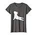 Womens French Bulldog Yoga T-Shirt Large Asphalt