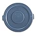 Rubbermaid 263100GY Round Flat Top Lid, for 32-Gallon Round Brute Containers, 22 1/4