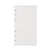 A6 Refill Paper Refillable Paper Squared Filler Paper Loose Leaf Paper 6-Holes Inserts 135 Sheets 270 Pages