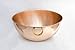 Alchemade 100% Pure Copper Mixing Bowl With Brass Ring For Your Copper Kitchenware Or Copper Dishware Collection -Everyday Use Or As A Decorative Bowl