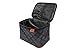 JekLoui Large Travel Makeup Bag – Tall & Quilted Cosmetic Organizer Bag Train Case with Handle On-Top Portable Toiletry Bag