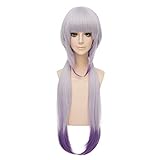 Probeauty Maid Costume Wigs,Light Purple/Golden Mix Purple Ponytail Cosplay Wig (Miss Kobayashi's Dragon Maid Kanna Kamui)