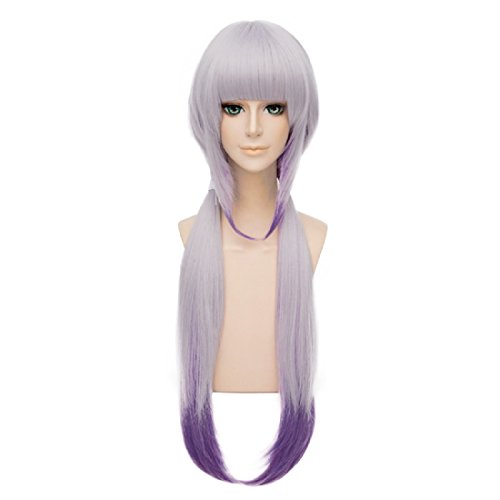 Probeauty Maid Costume Wigs ,Light Purple/Golden mix Purple Ponytail Cosplay Wig (Miss Kobayashi's Dragon Maid Kanna Kamui)