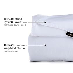 LUXOME King Size Cooling Weighted Blanket