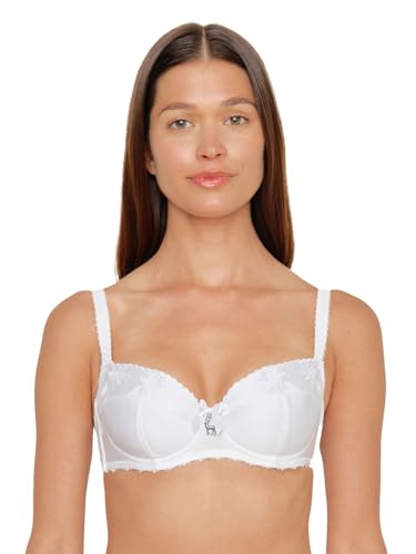 Susa Damen Dirndl-BH 7614 BHS, Bianco (Weiß 003), 3E Donna