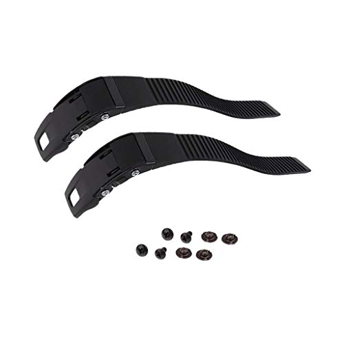 Dongyue 2 Pieces Replacement Inline Roller Skate Shoes Energy Strap with Screws Suit for Men Women Outdoor Skating Parts