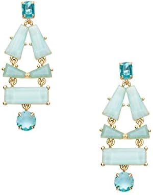 Kate Spade 'Beach Gem' Statement Drop Earrings, Aqua Multi