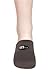 MOC Mocsocs Toe Topper Half Socks Solids 4-pack One Size Brn/blk/white/grey