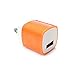 Wall Charger, 2 Pack FreedomTechTM USB AC Universal Power Home Wall Travel Charger Adapter for iPhone 6 Plus 4 5 4S Samsung Galaxy S 2 3 4 5 Note 2 3 4 5 HTC iOS8 (Orange)