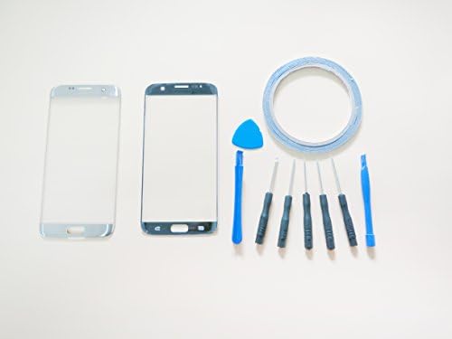 New For Samsung Galaxy S7 Edge G935F Front Glass Outer Screen Lens Replacement with Repait Tools Kit (Glod)