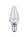 SYLVANIA LED C7 Accent Light Bulb, Efficient 0.6W, 4 Lumens, 2 pack