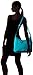 Baggallini Teal Hobo Tote - Lightweight, Water-Resistant Nylon Organizational Travel Bag with Adjustable Crossbody Strap