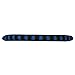 TKOOFN Automotive Steering Wheel Cover Soft & Breathable EVA Foam Cover Fit for Car Steering Wheel with 38cm/15 Diameter, Black/Blue, M06001-02