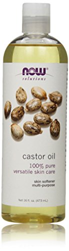 Now solutions castor oil, 100 % pure, 16 ounce