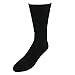 Extra Wide Sock Co. Men's Big & Tall Cotton Medical Socks, Black