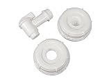 API Kirk Accessory Kit for 5 and 6 Gallon Samson Stackers - (1) 3/4" NPT Spigot and (2) 70mm gasketed caps (one pre-Perforated for use with Spigot)