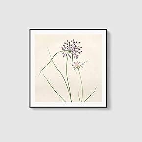 Framed Canvas Home Artwork Decoration Beautiful Flower Canvas Wall Art for Living Room, Bedroom - 16x16 inches