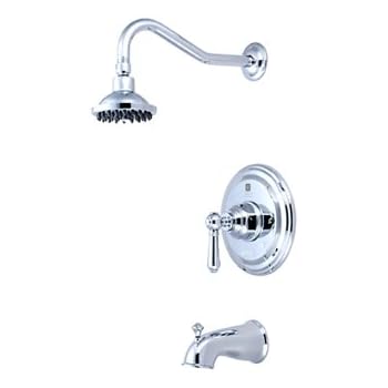 Pioneer 4br100t Tb Single Handle Tub And Shower Trim Set Pvd